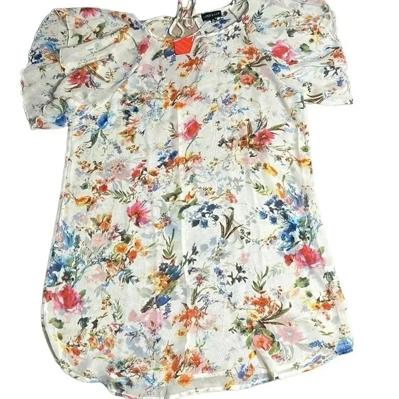 Y2K,vtg,MINT LIMIT  women XL, dress,sheer,chiffon type,bell ,tie,keyhole, NWT - Picture 5 of 15